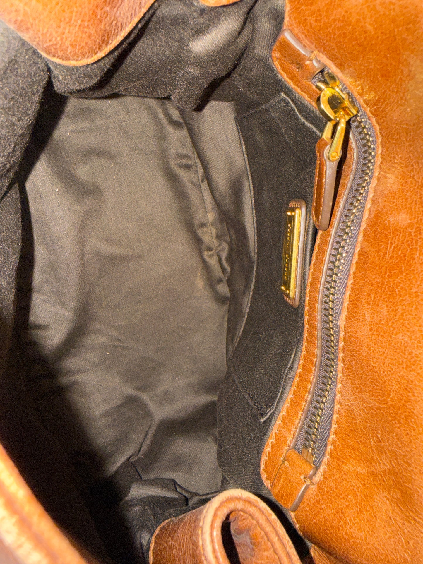 Miu Miu Brown Leather Bag with Strap