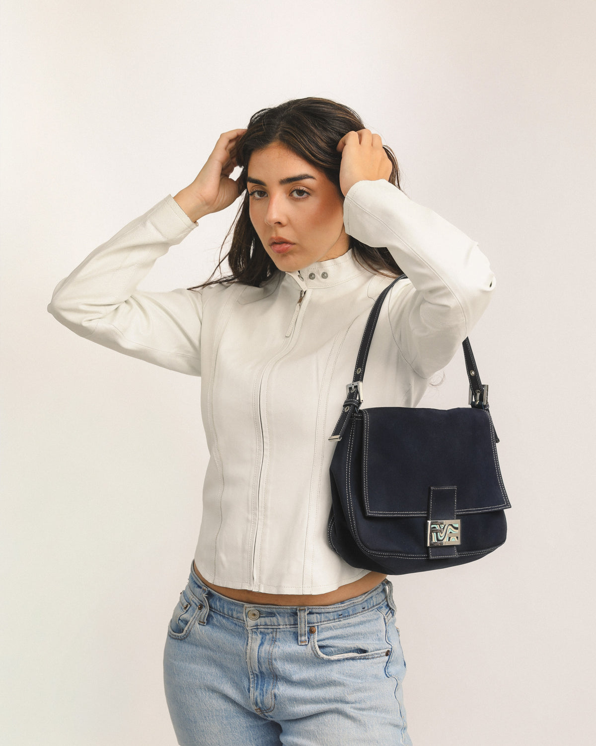Fendi Denim Mamma Baguette
