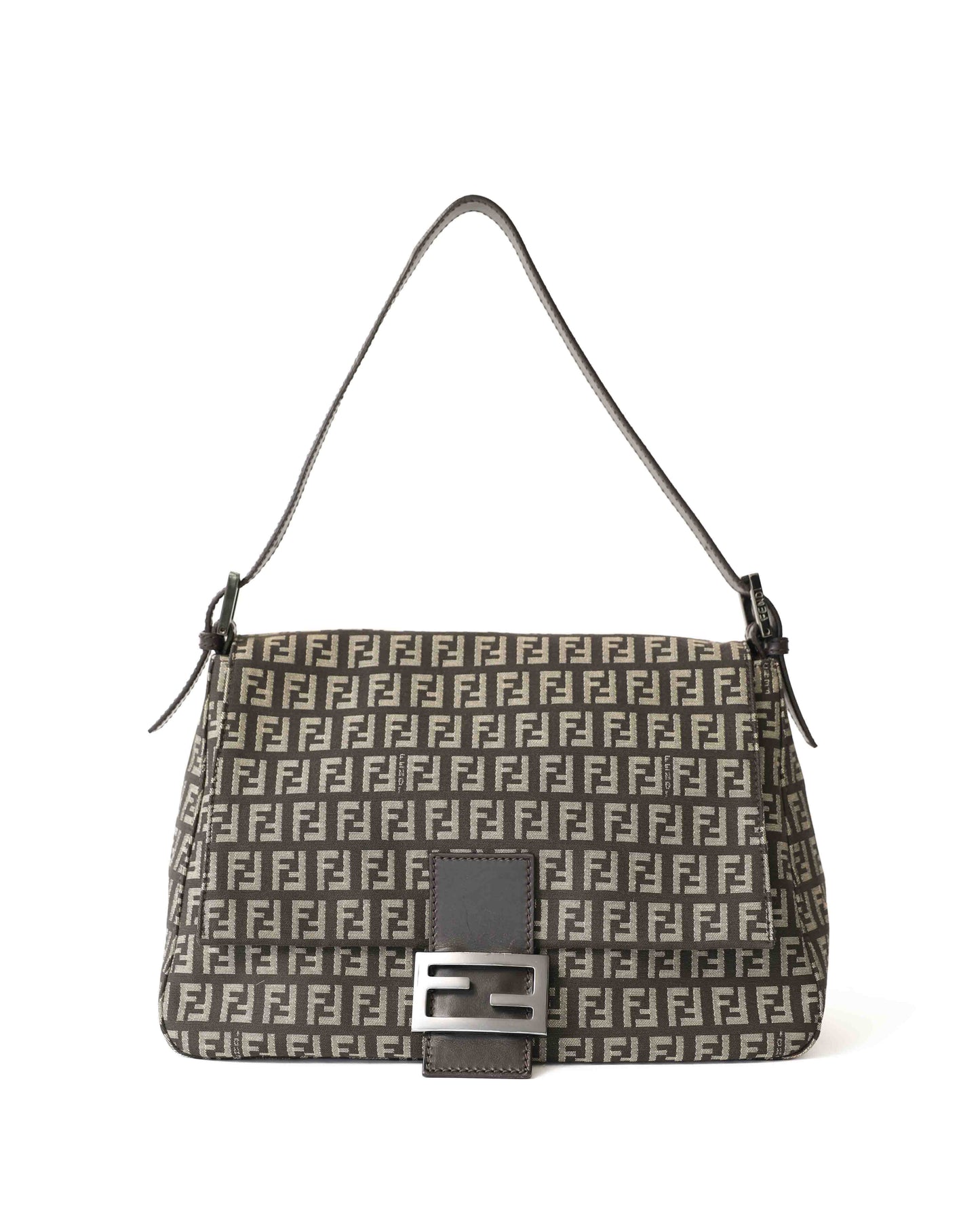 Fendi Zucchino Brown Mama Baguette