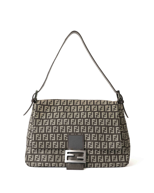 Fendi Zucchino Brown Mama Baguette