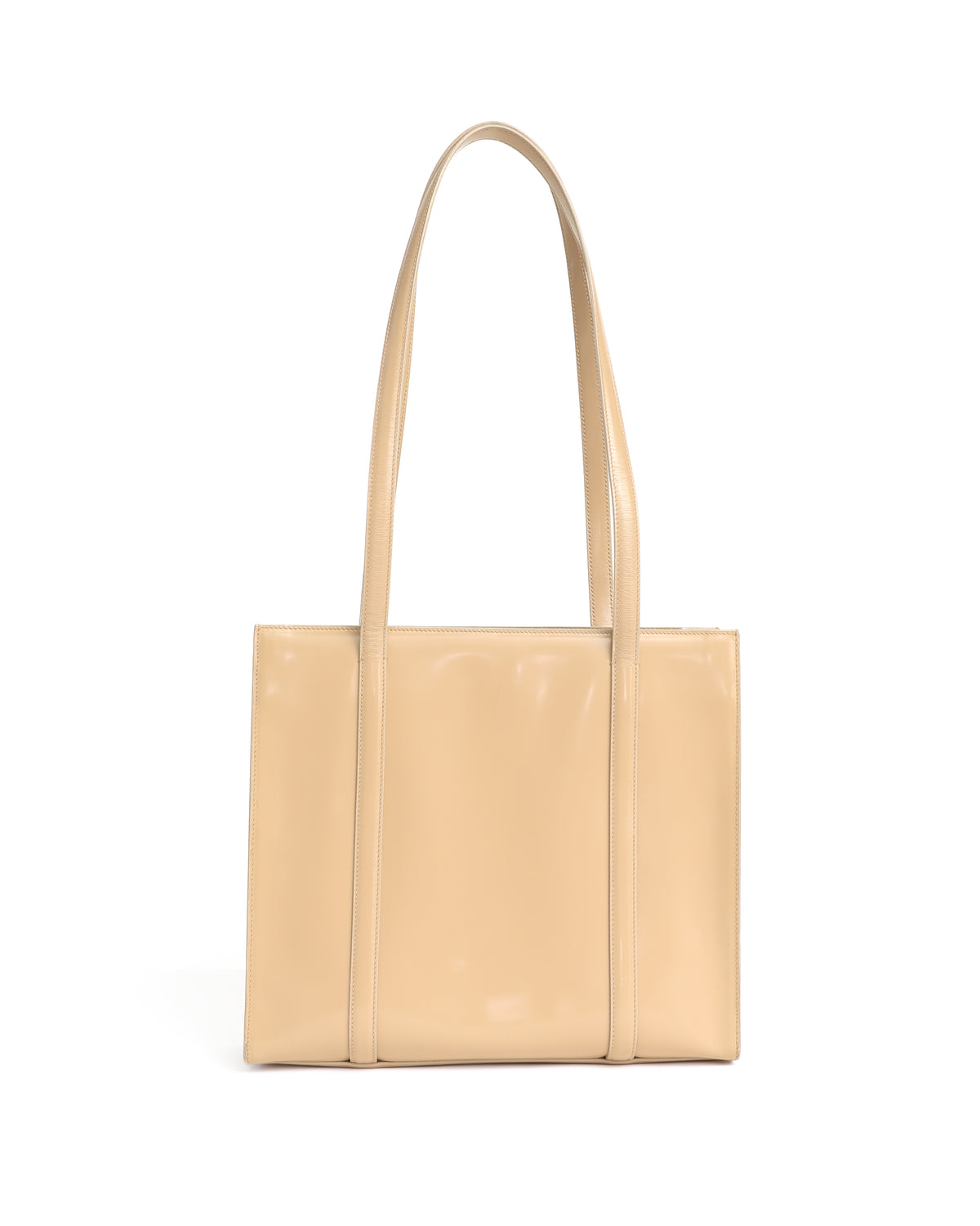 Prada Tan Leather Tote Bag
