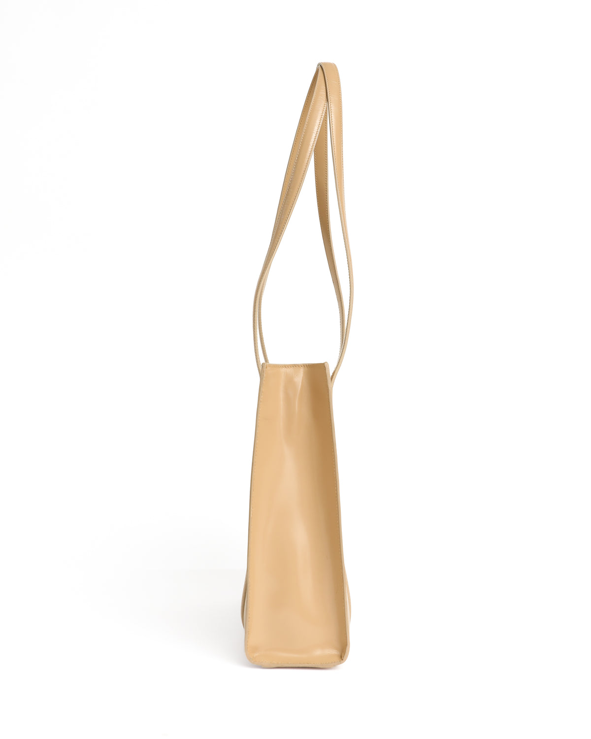 Prada Tan Leather Tote Bag