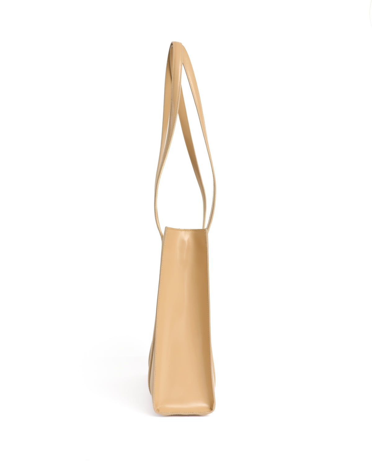 Prada Tan Leather Tote Bag