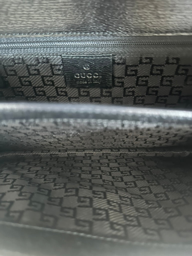 Gucci Square G Leather Shoulder Bag