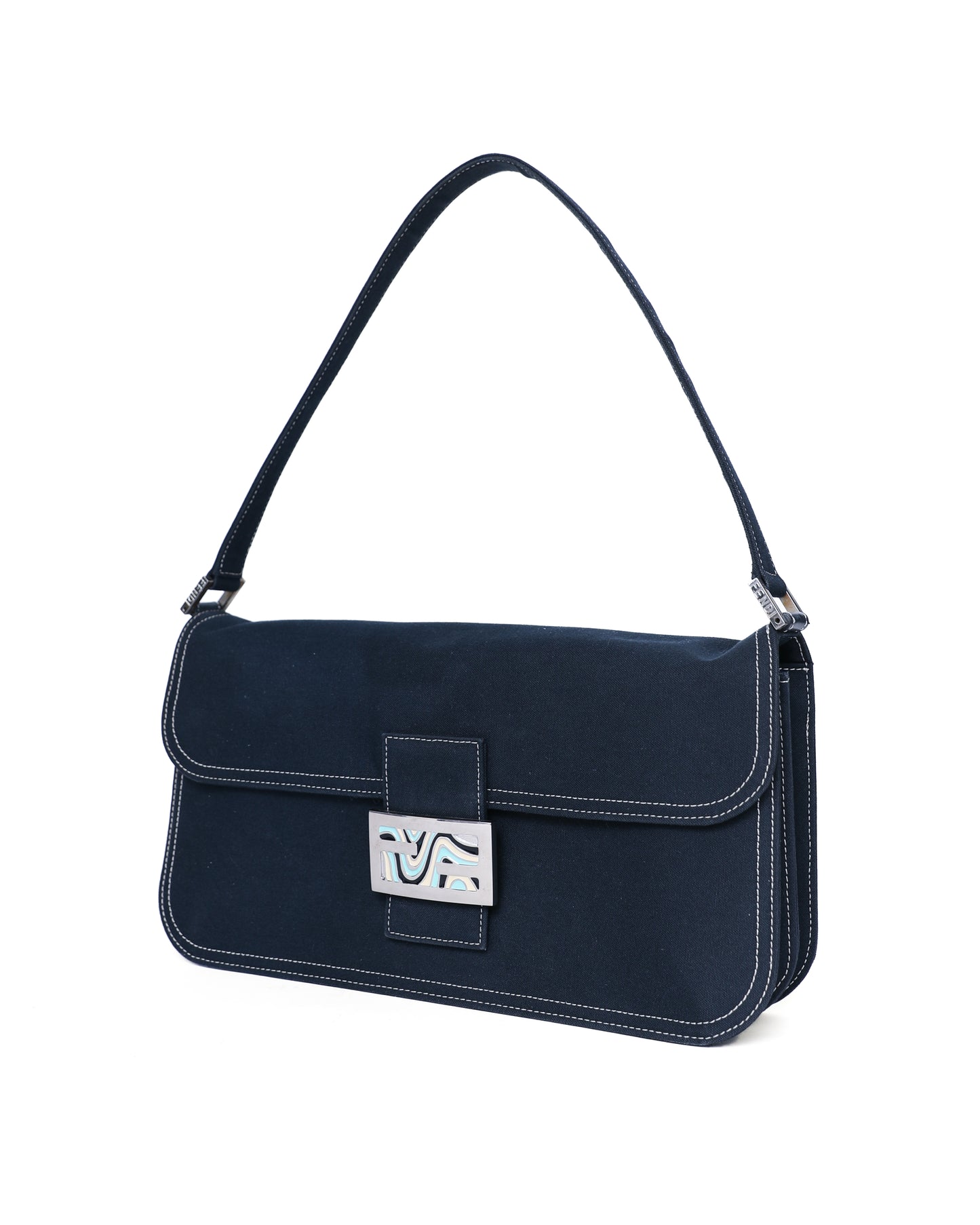 Fendi Denim Baguette