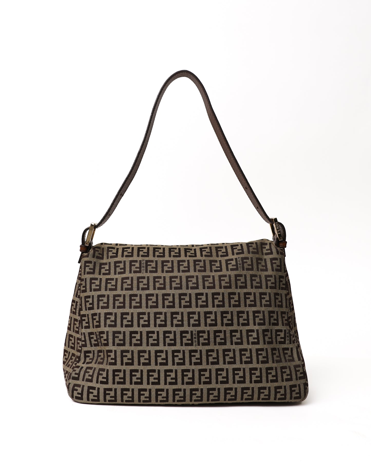 Fendi Brown Zucchino Mama Baguette