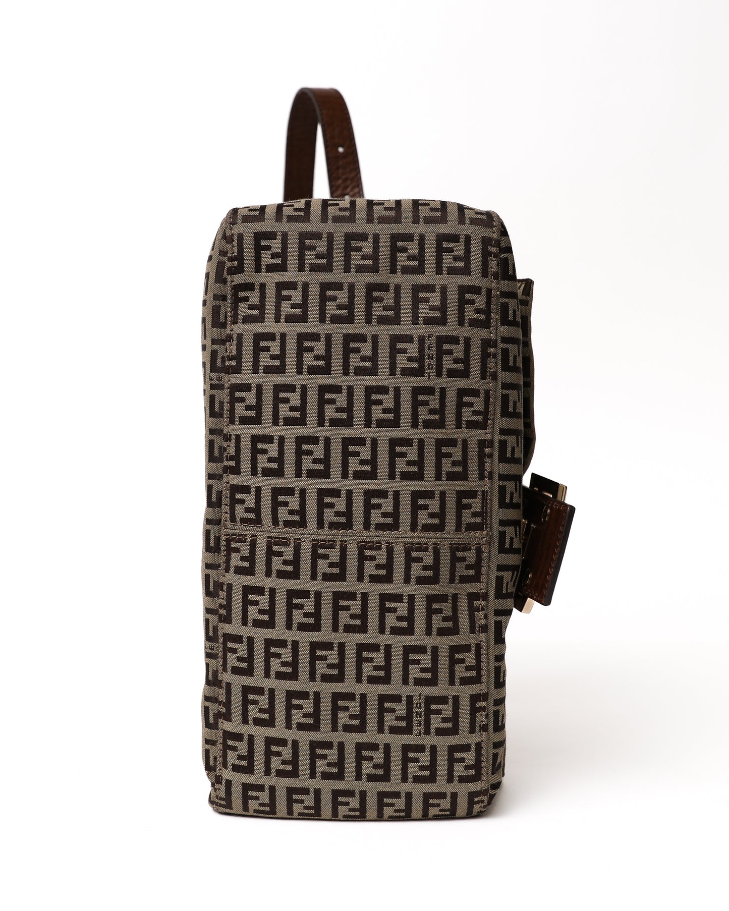Fendi Brown Zucchino Mama Baguette