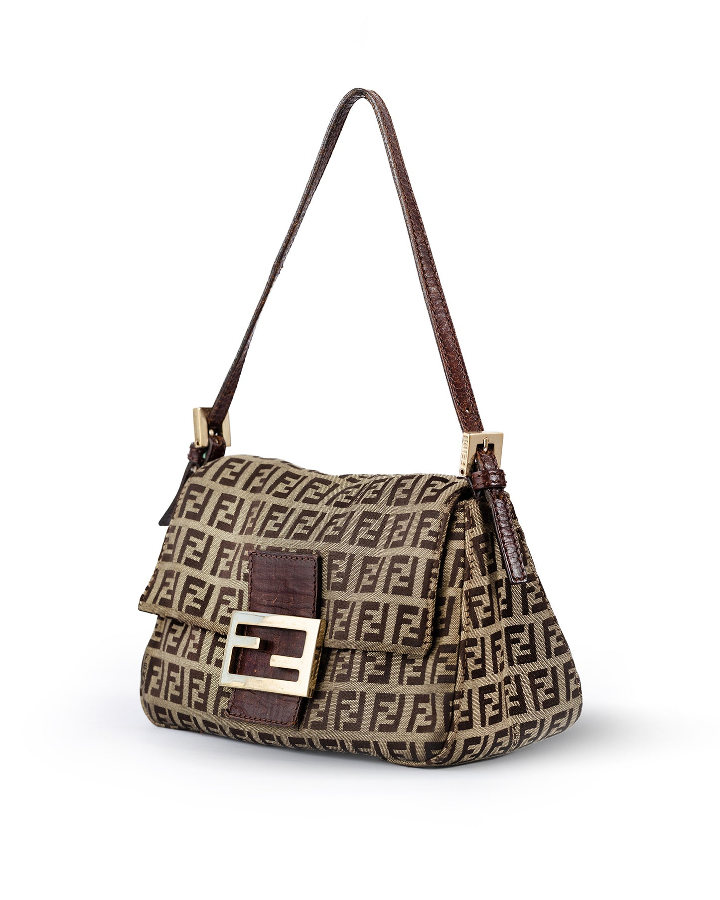 Fendi Zucchino Mini Baguette
