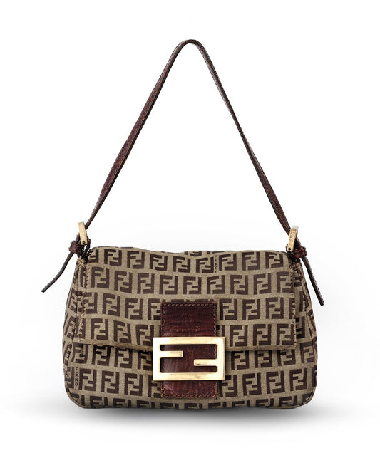 Fendi Zucchino Mini Baguette