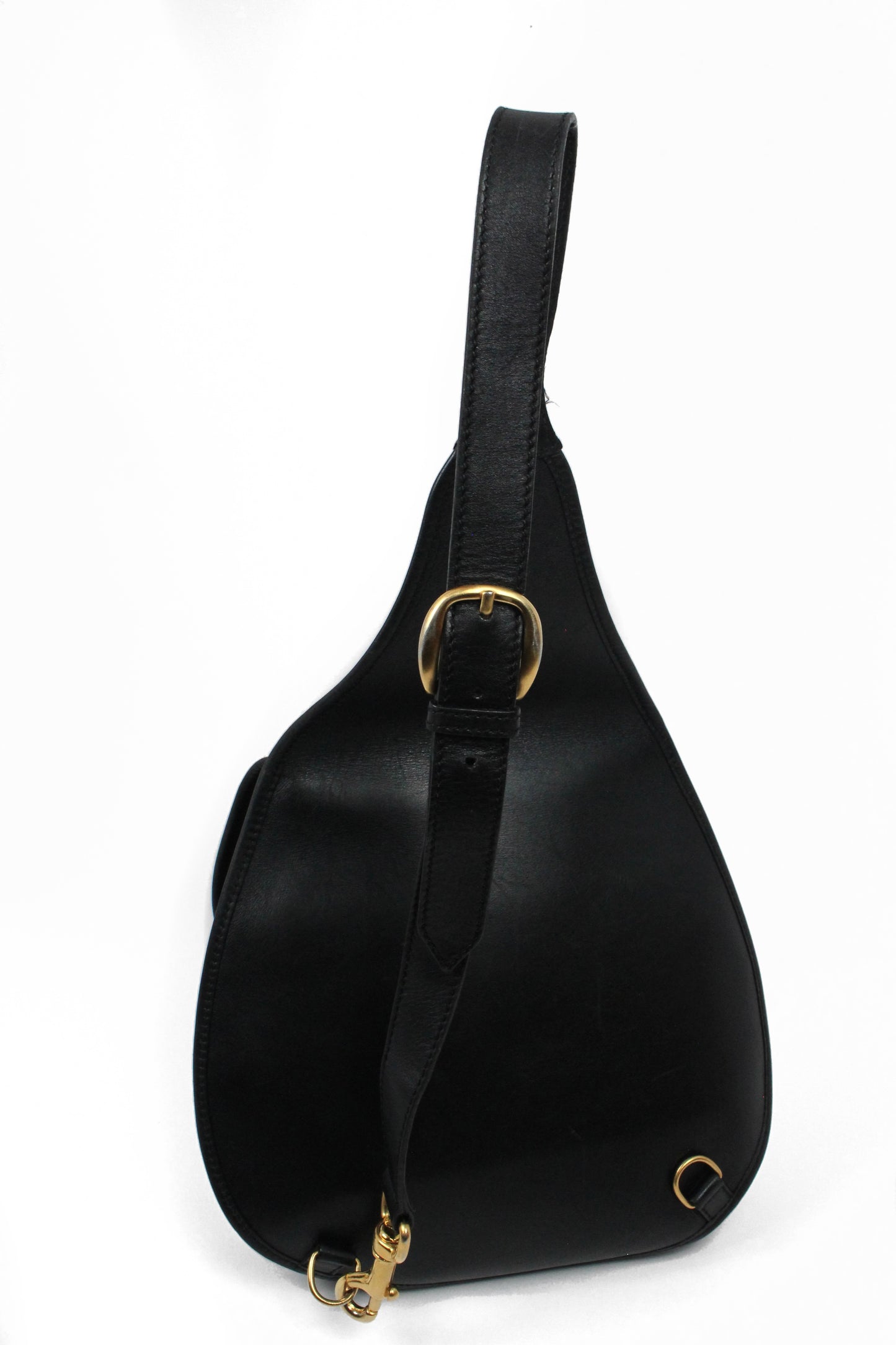 Gucci Suede Horsebit Slingback Bag