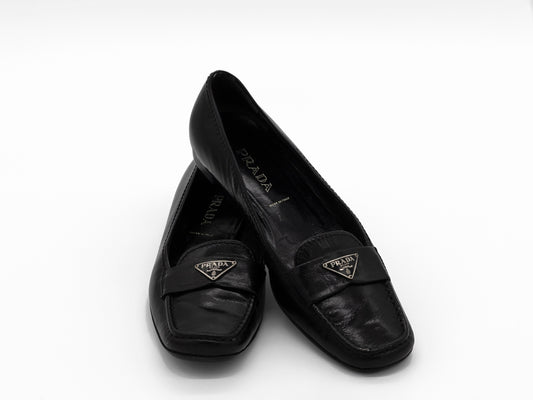 Prada Leather Loafers (Size 7)