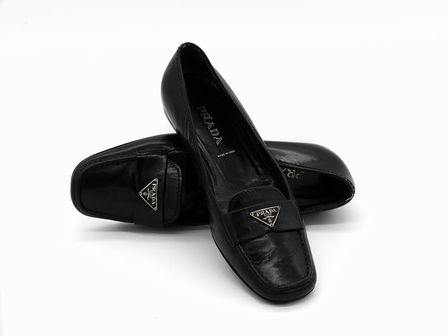 Prada Leather Loafers (Size 7)