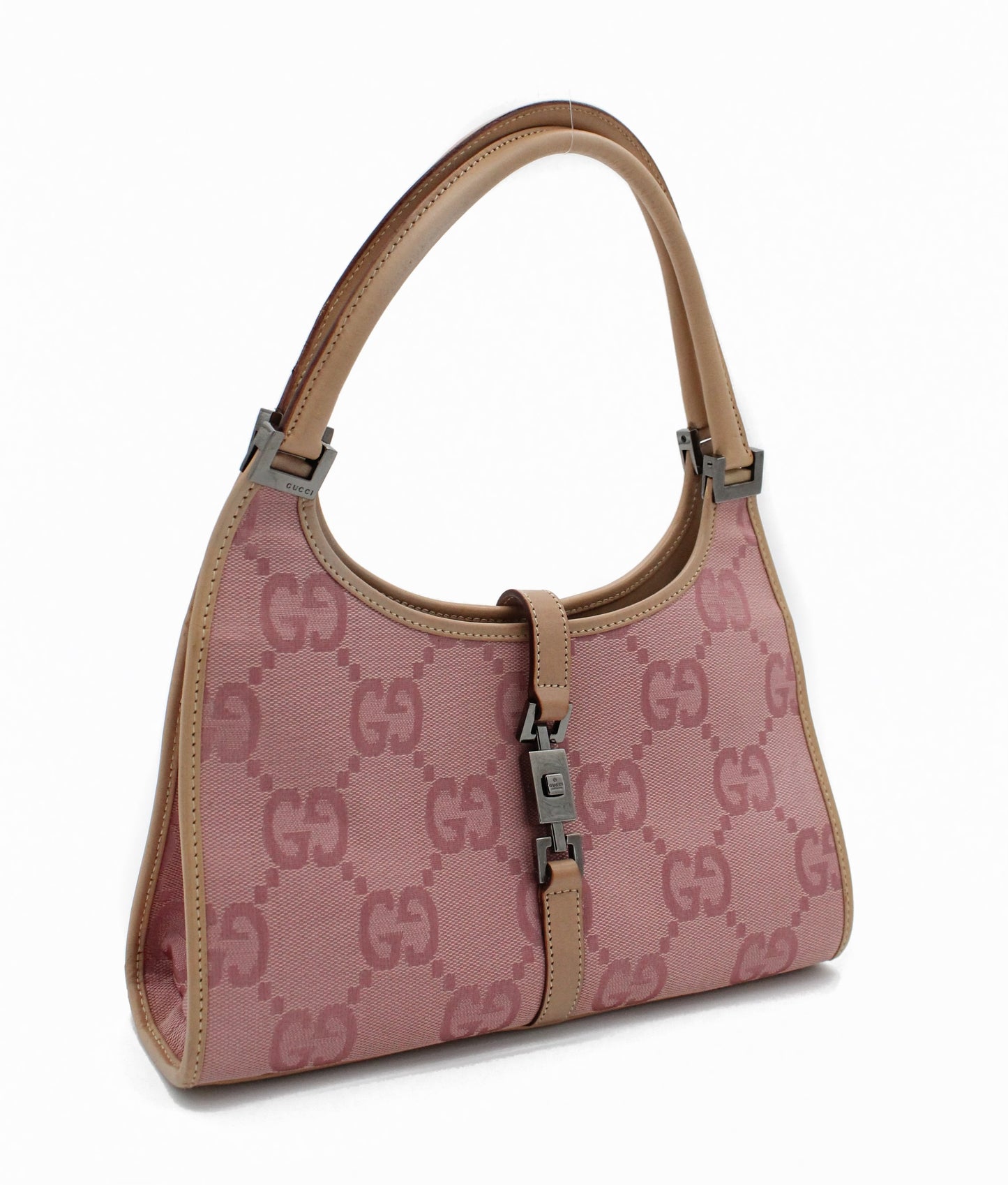 Gucci Monogram Jackie Hobo Bag