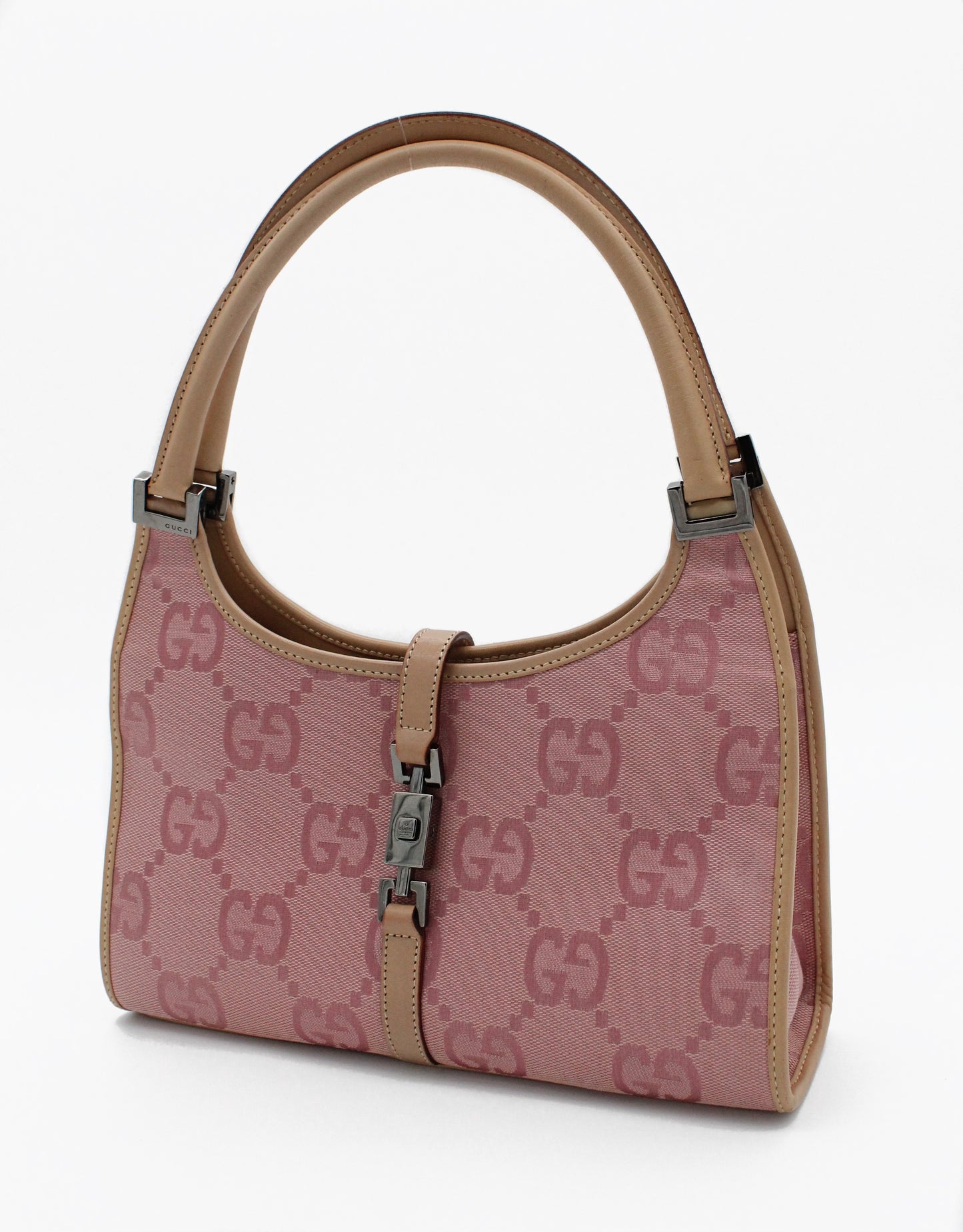 Gucci Monogram Jackie Hobo Bag