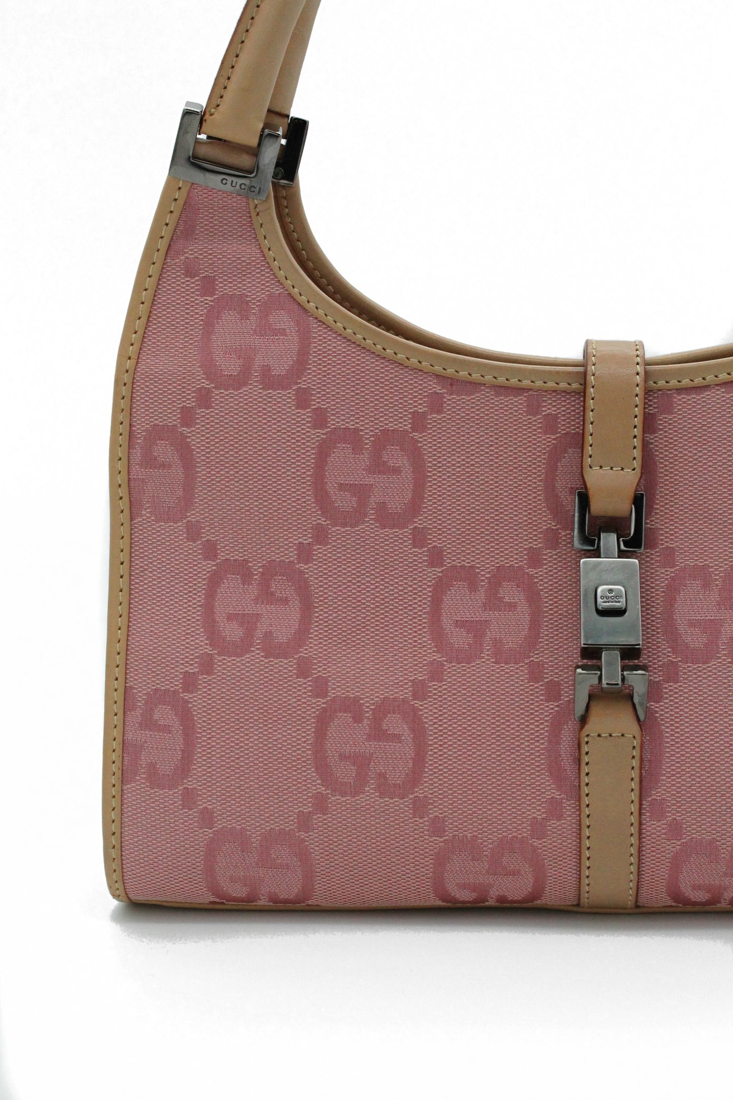 Gucci Monogram Jackie Hobo Bag