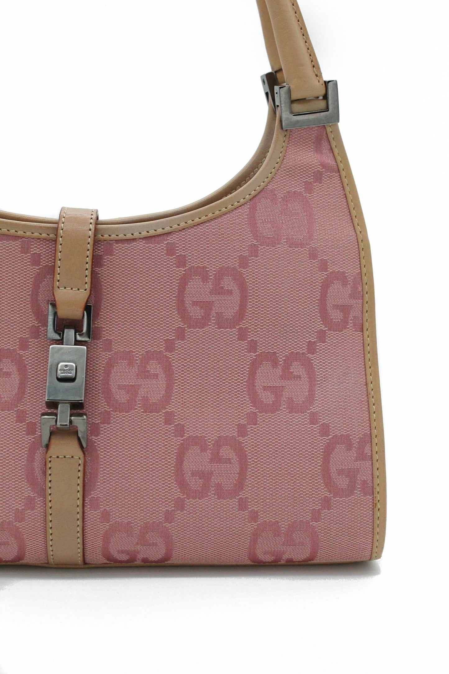 Gucci Monogram Jackie Hobo Bag