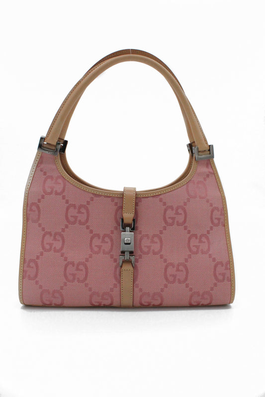 Gucci Monogram Jackie Hobo Bag