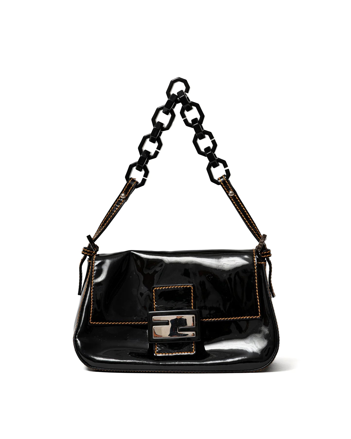 Fendi Patent Leather Mamma Baguette