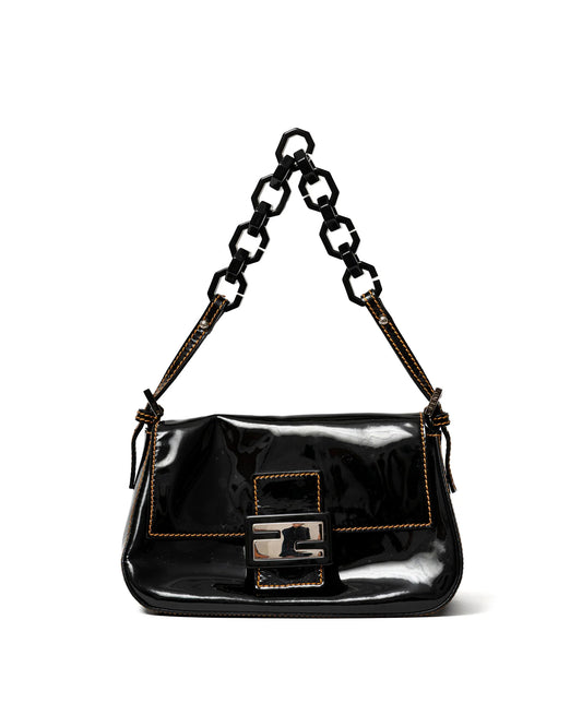 Fendi Patent Leather Mamma Baguette