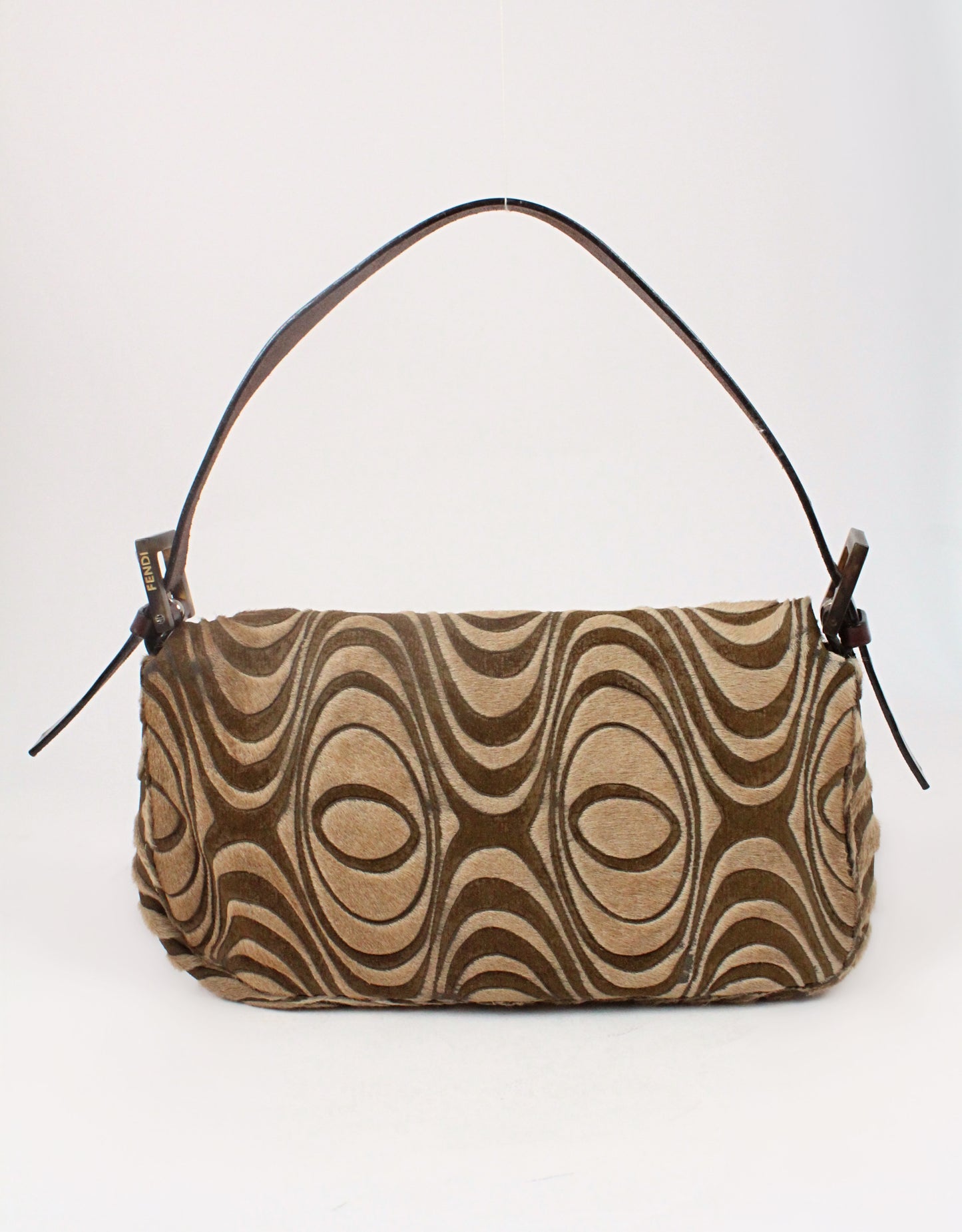 Fendi Swirl Ponyhair Baguette