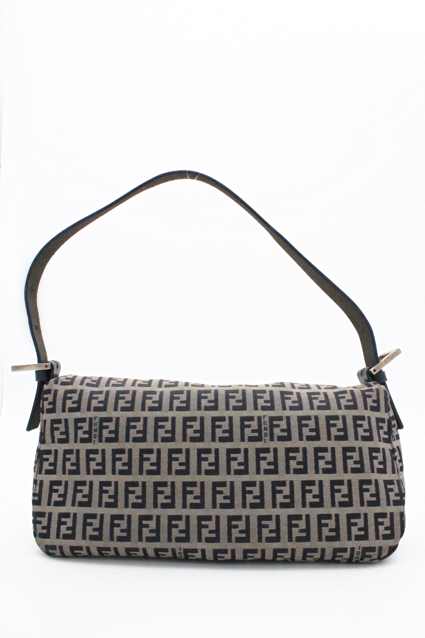 Fendi Double Flap Zucca Baguette