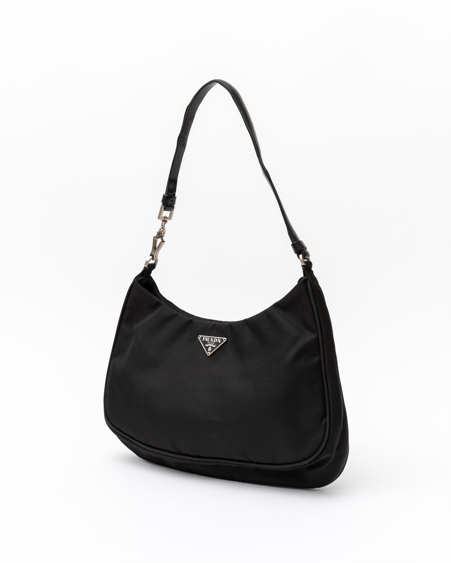 Prada Nylon Cleo Shoulder Bag