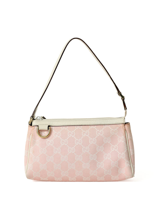 Gucci Monogram Pink Abbey Bag