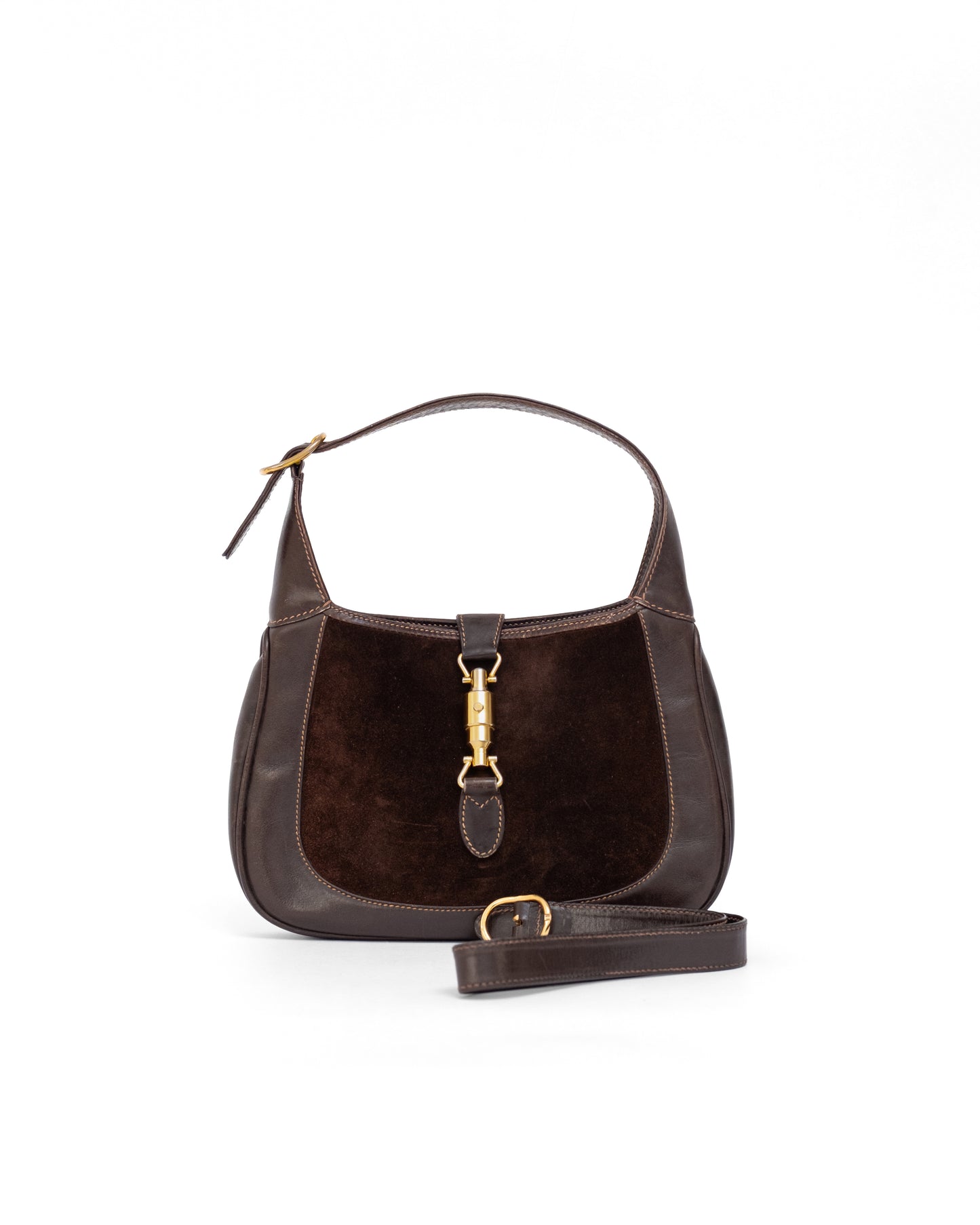 Gucci Brown Suede Jackie Bag