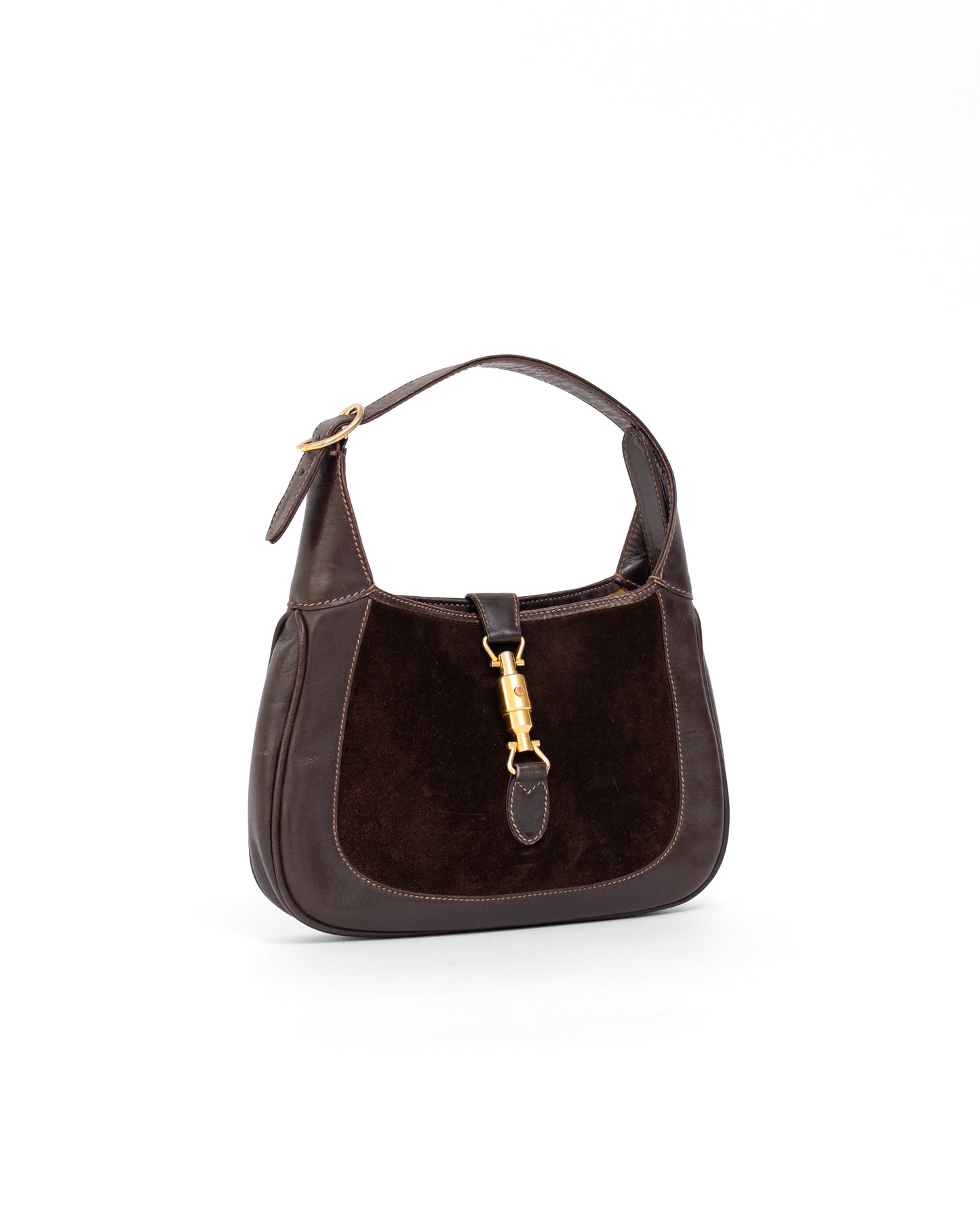 Gucci Brown Suede Jackie Bag