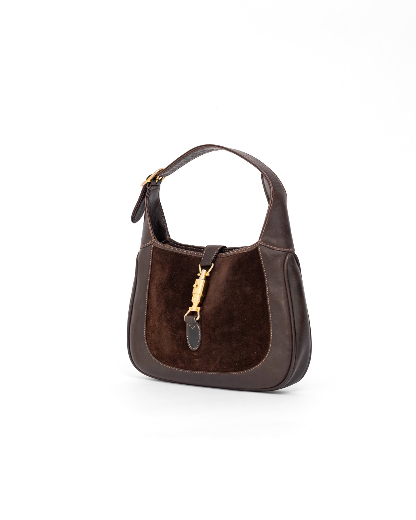 Gucci Brown Suede Jackie Bag