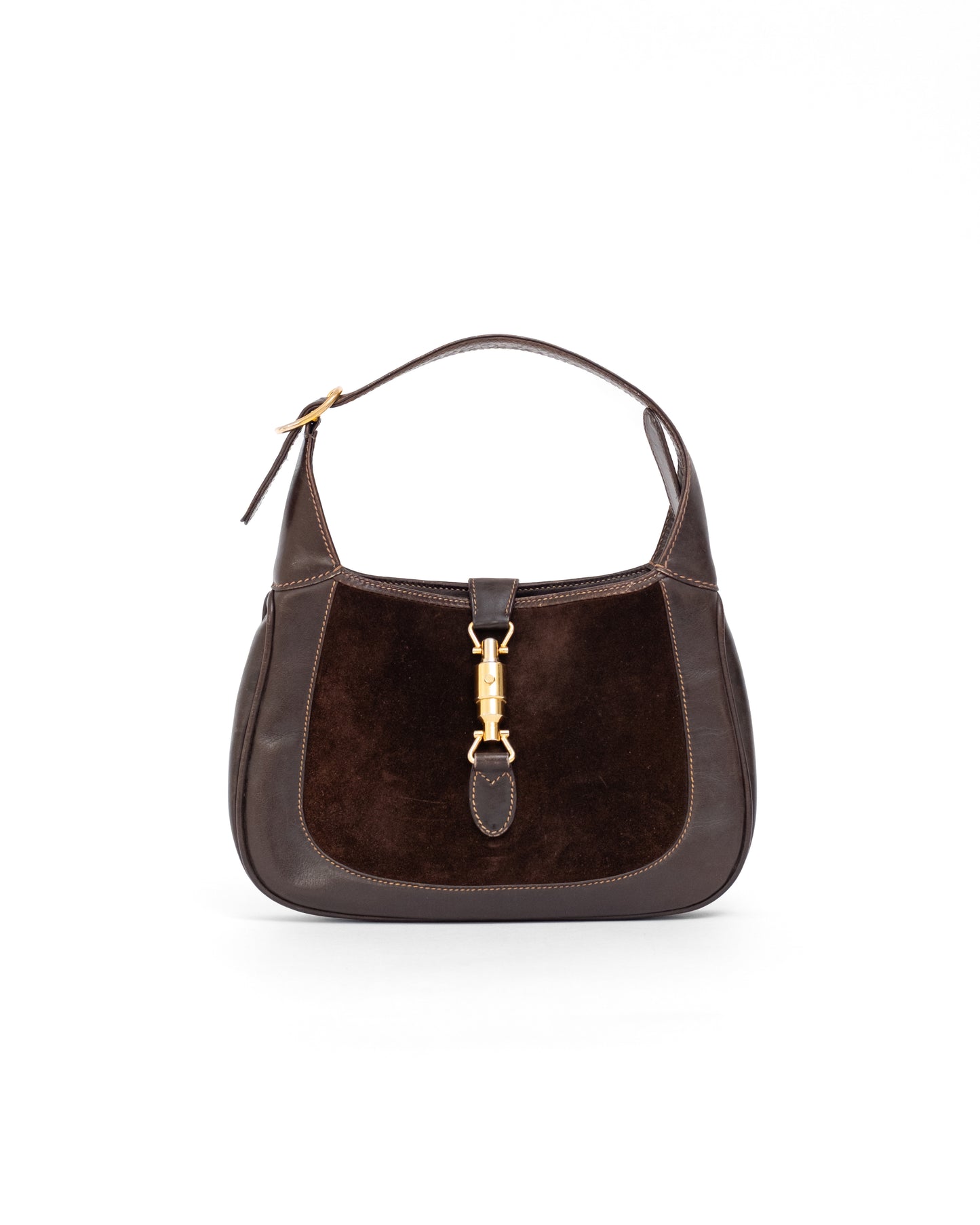 Gucci Brown Suede Jackie Bag