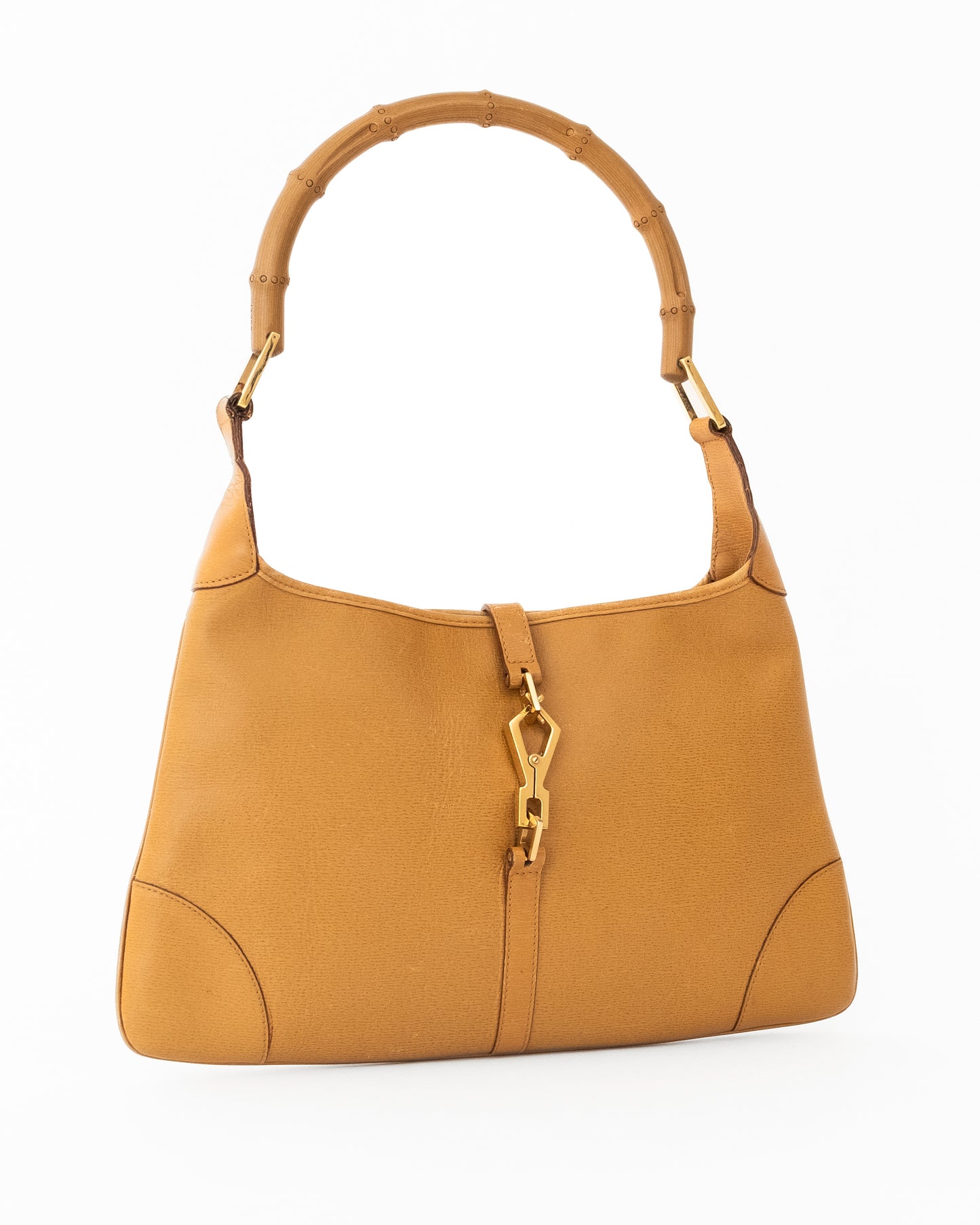 Gucci Bamboo Tan Leather Jackie Bag