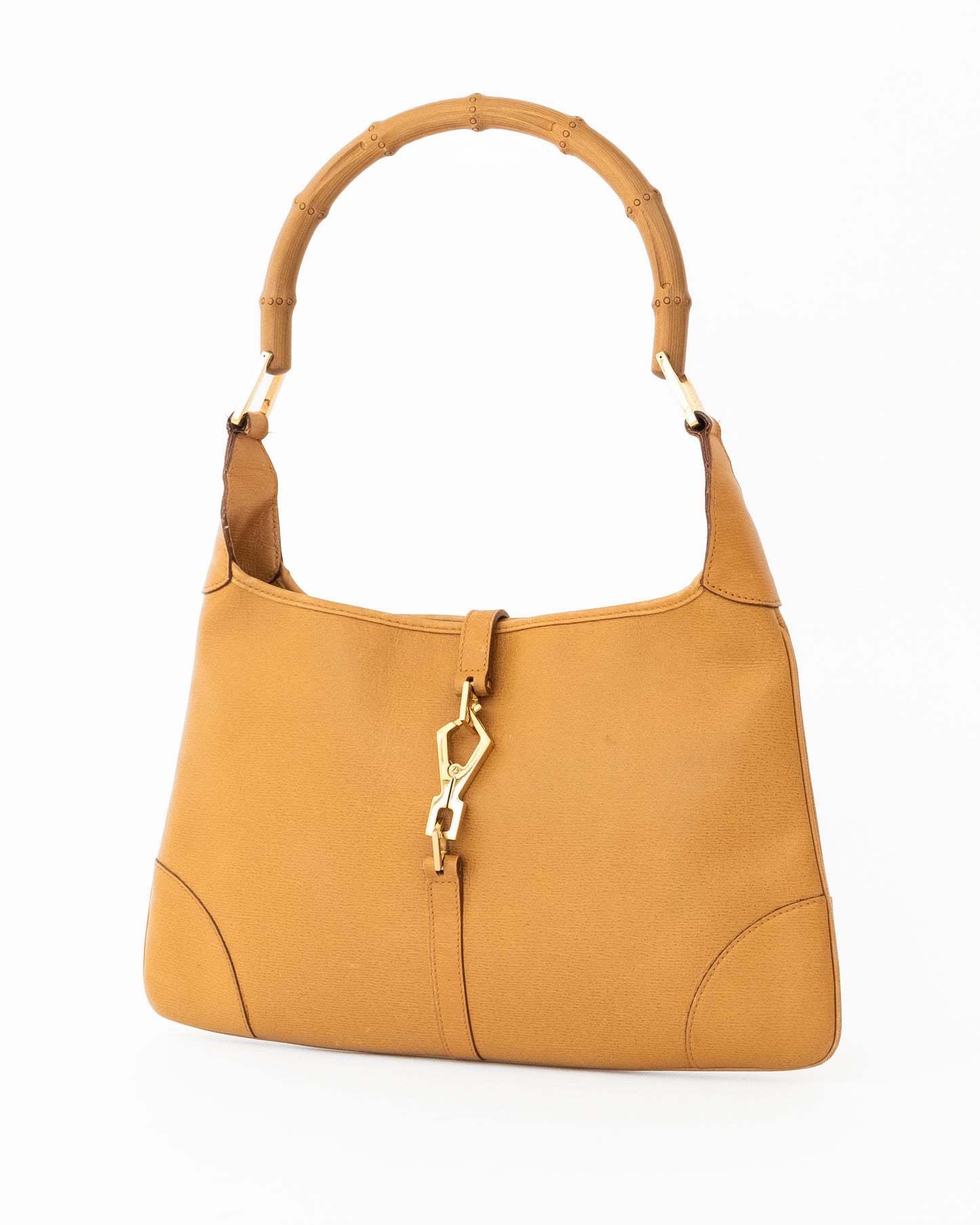 Gucci Bamboo Tan Leather Jackie Bag