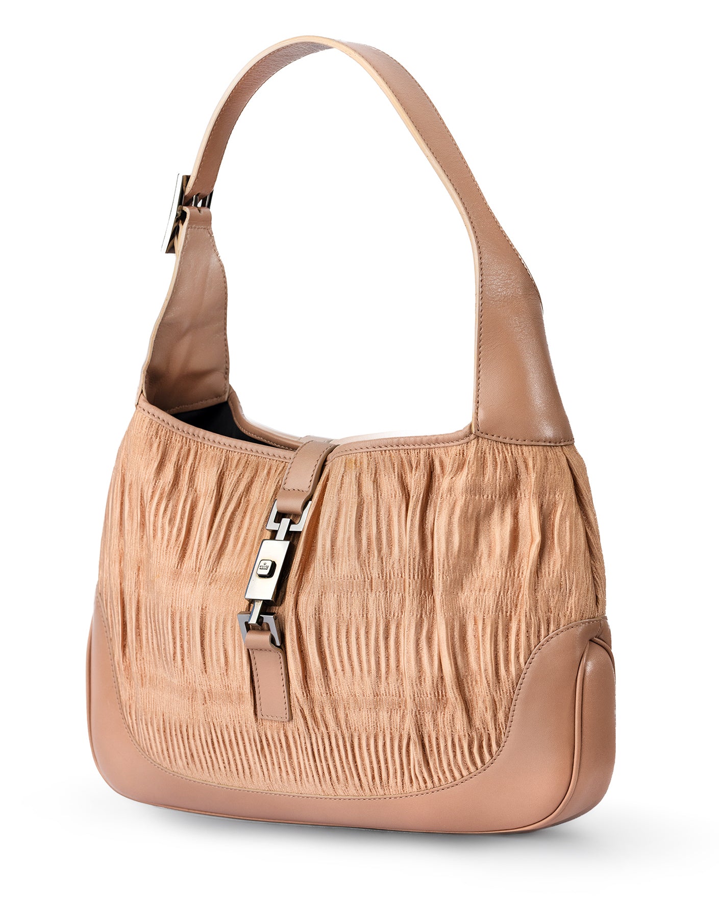 Gucci Pleated Pink Jackie Bag