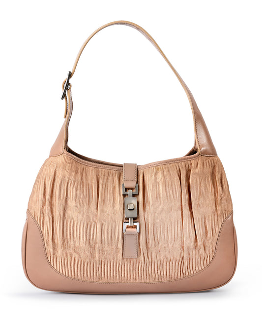 Gucci Pleated Pink Jackie Bag