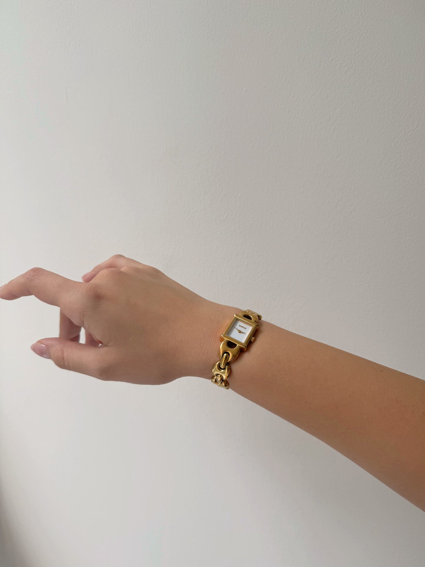 Gucci Gold Square 1800 Watch