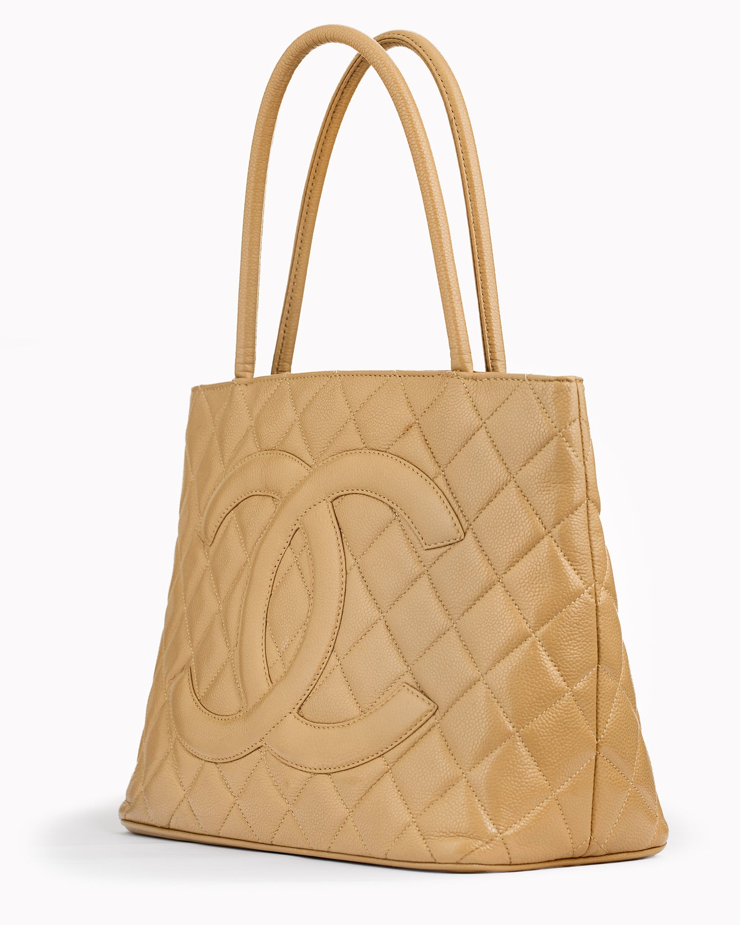 Chanel Medallion Leather Tote Bag