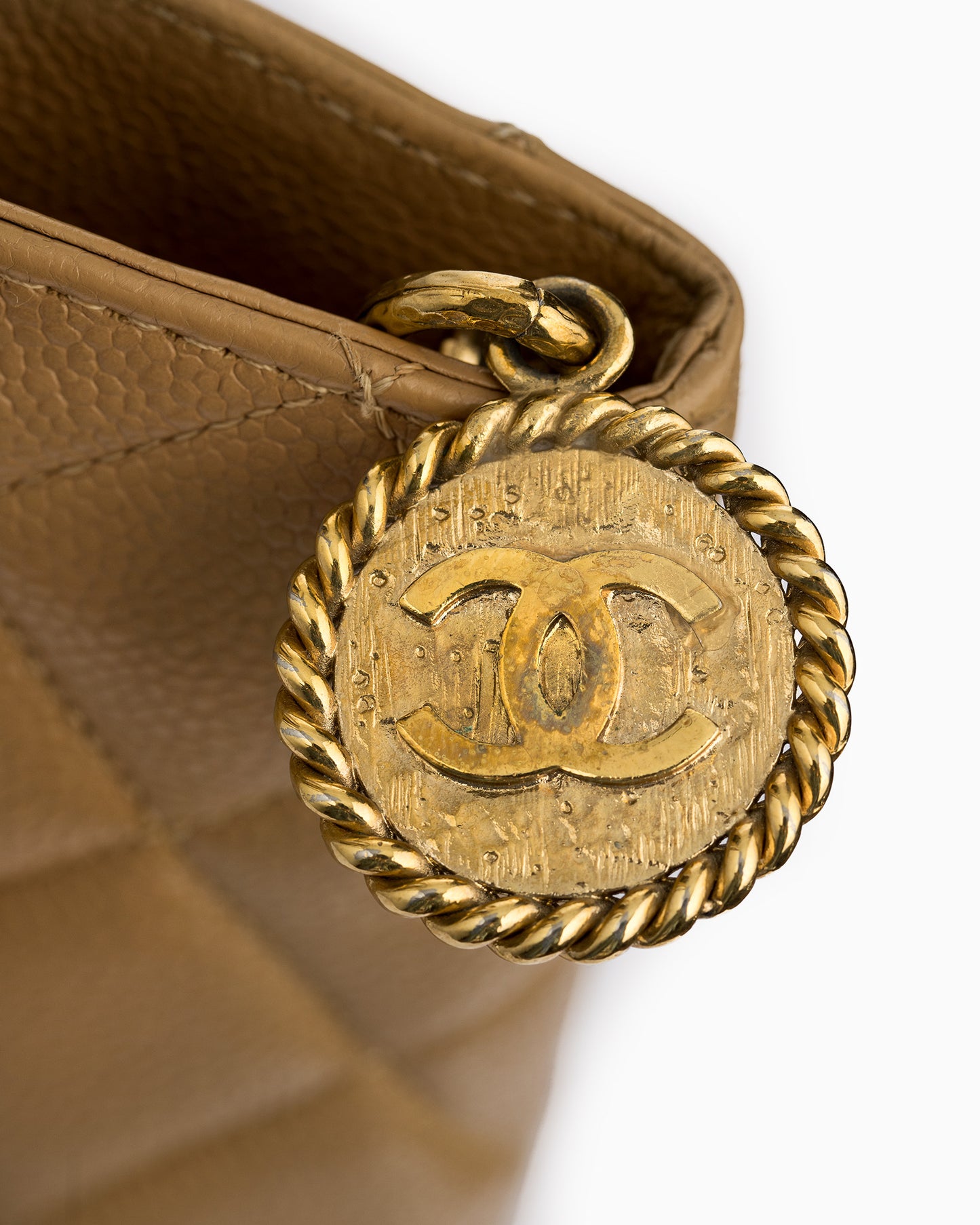 Chanel Medallion Leather Tote Bag