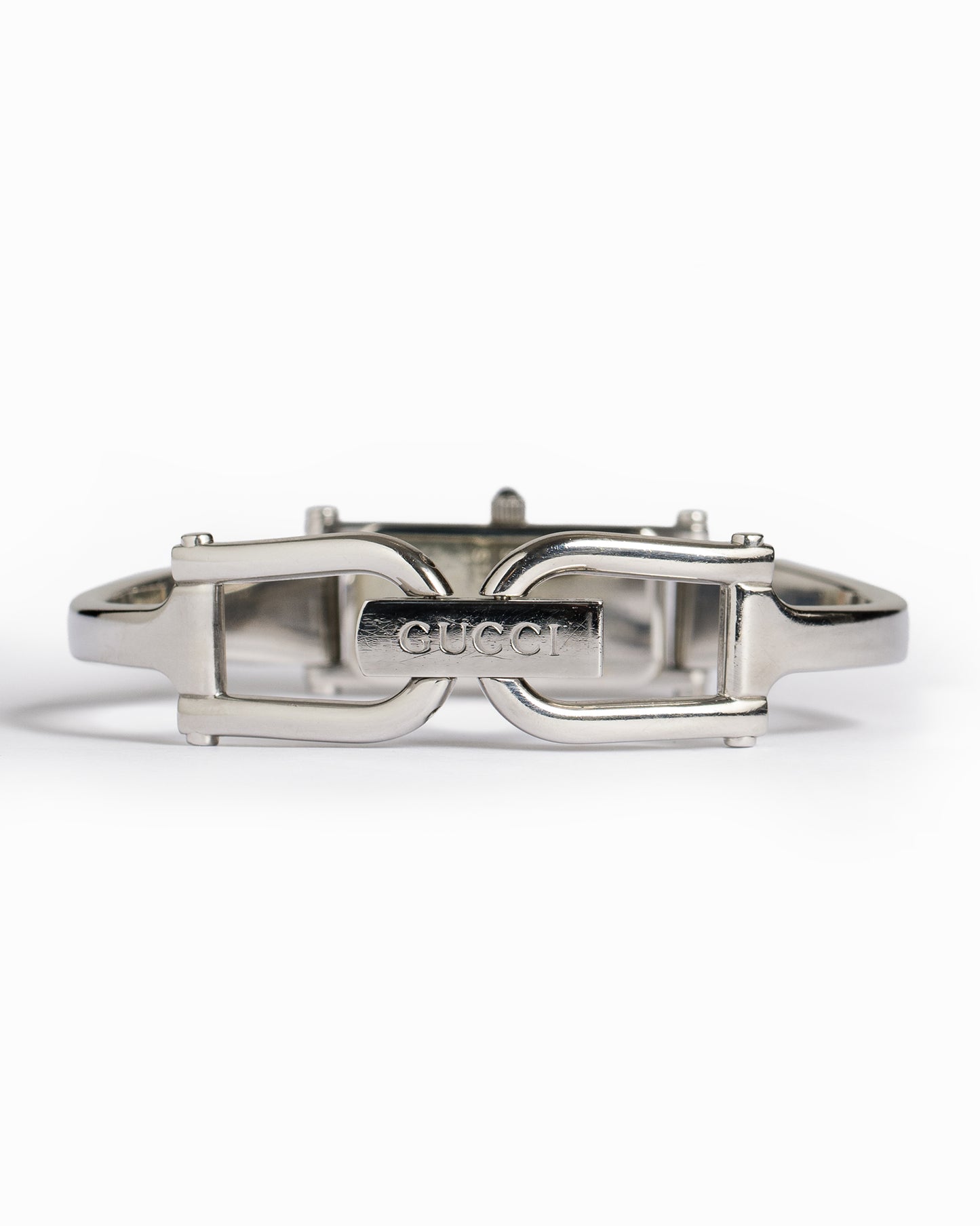 Gucci Silver 1500 Horsebit Pearl Watch