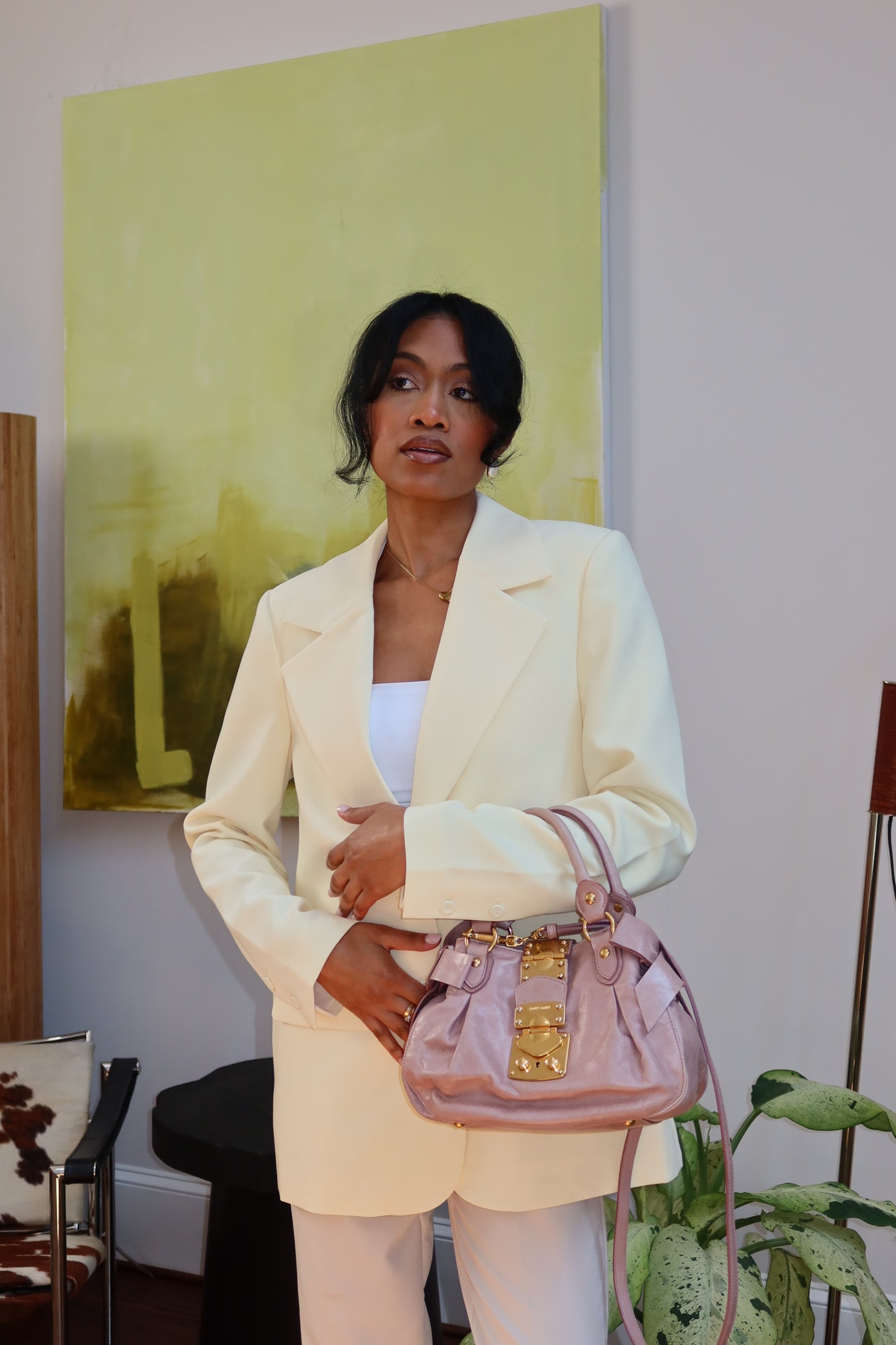 Miu Miu Pink Leather Bag