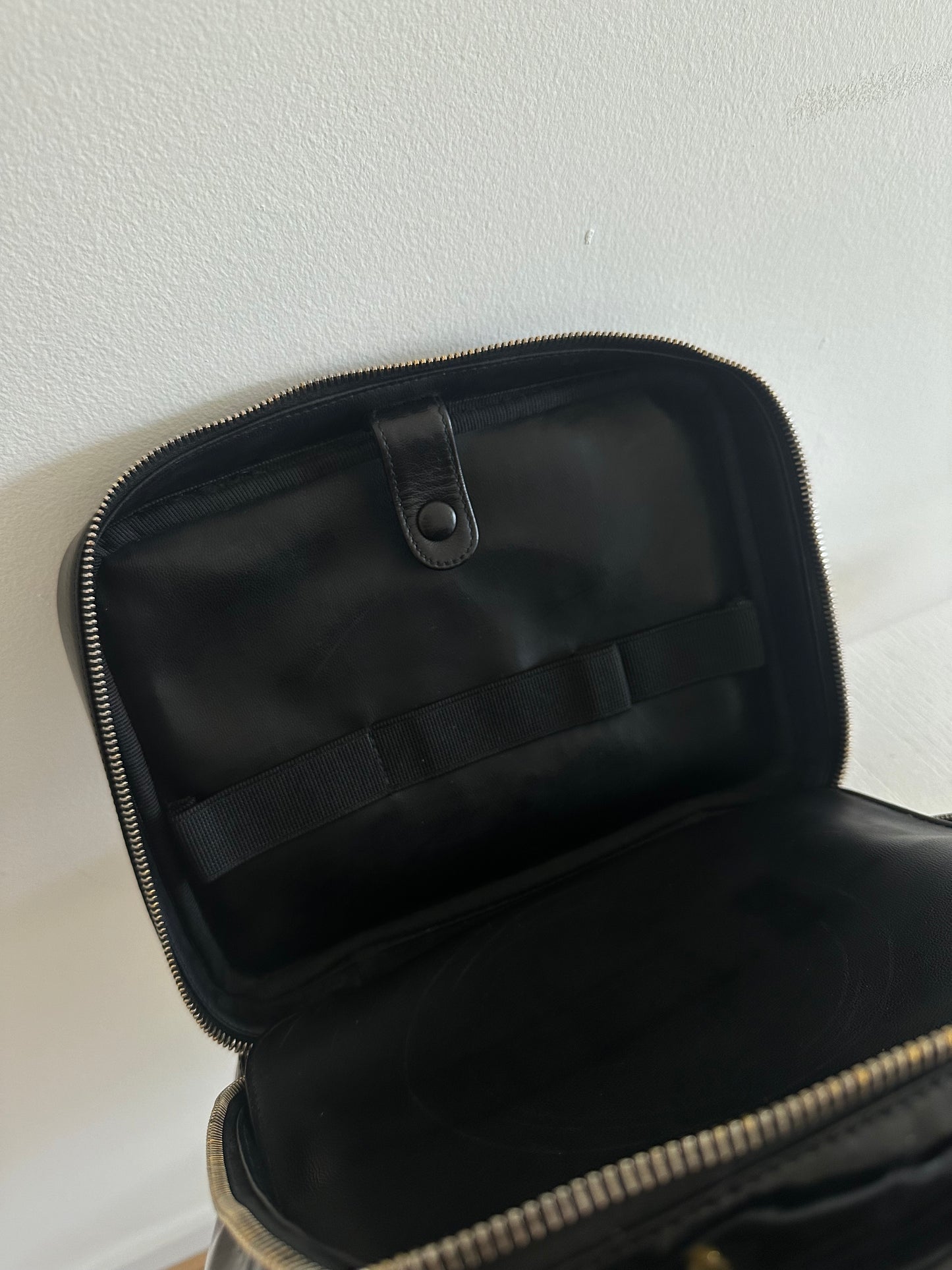 Chanel CC Patent Leather Vanity Bag