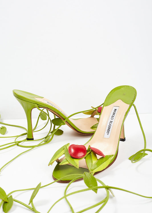 Rare Manolo Blahnik Cherry Heels (36.5)