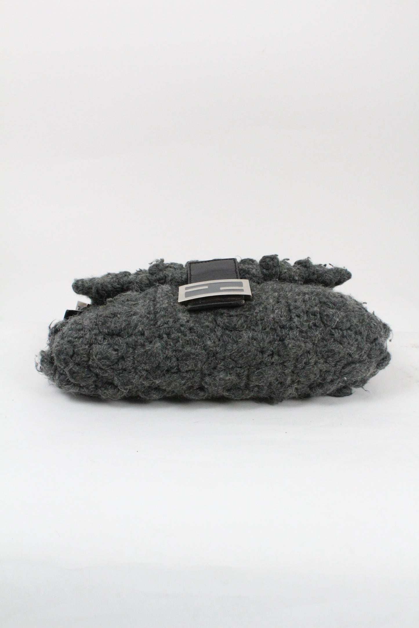 Fendi wool knit baguette