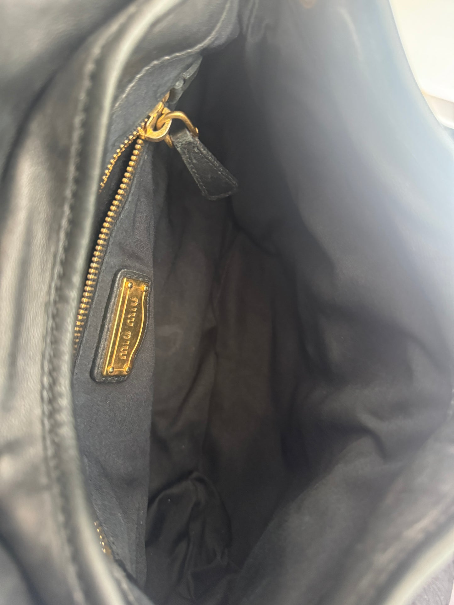 Miu Miu Black Leather Bag