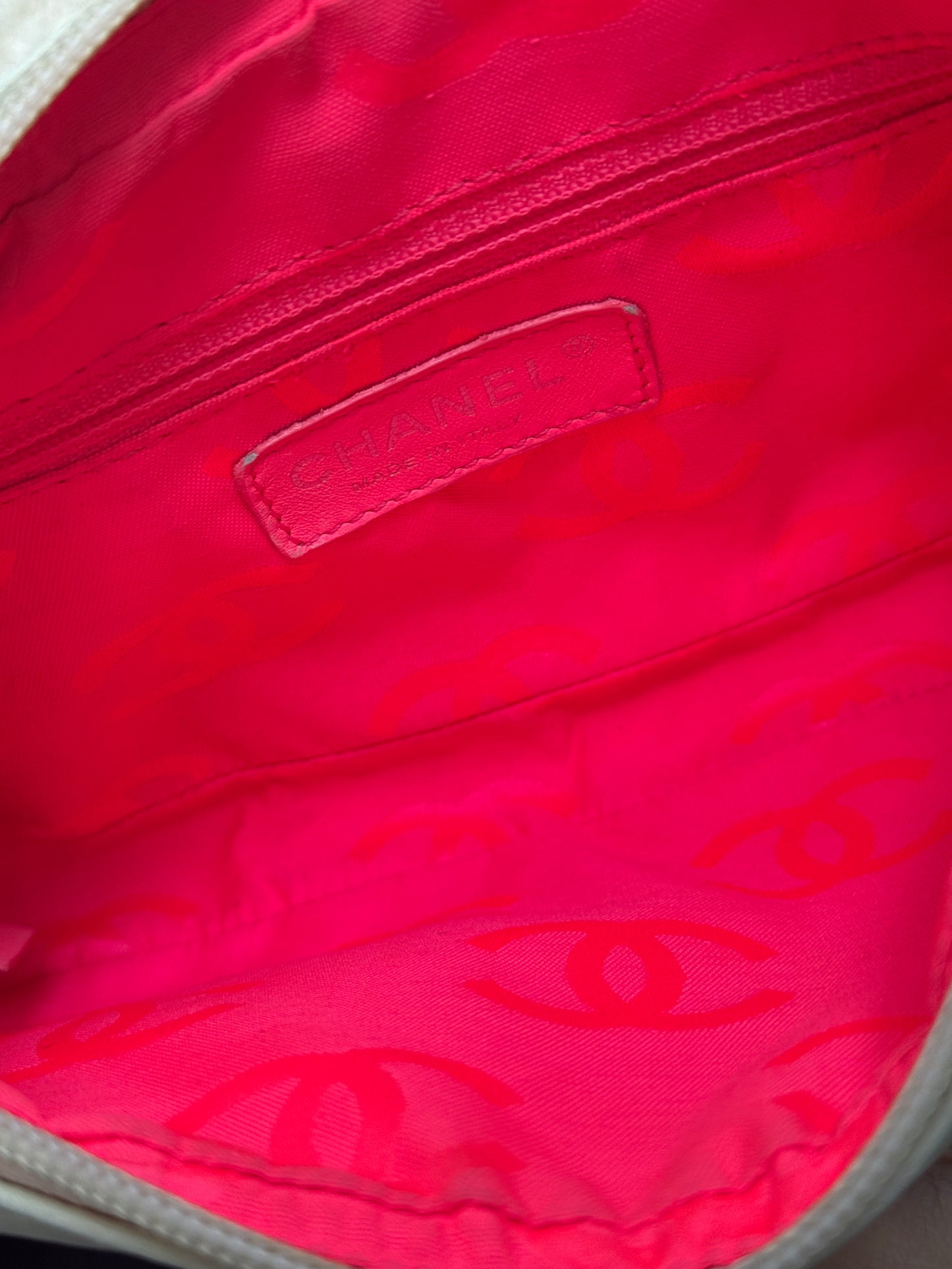 Chanel Cambon Quilted B/W Pochette