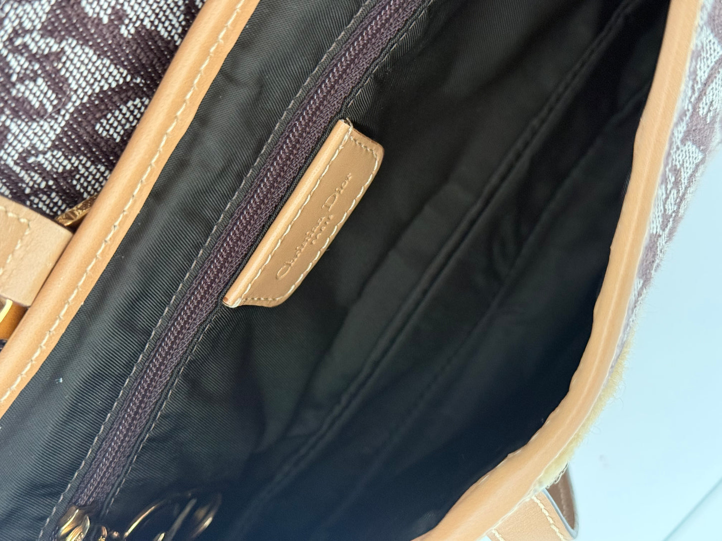 Christian Dior Double Flap Saddle Bag