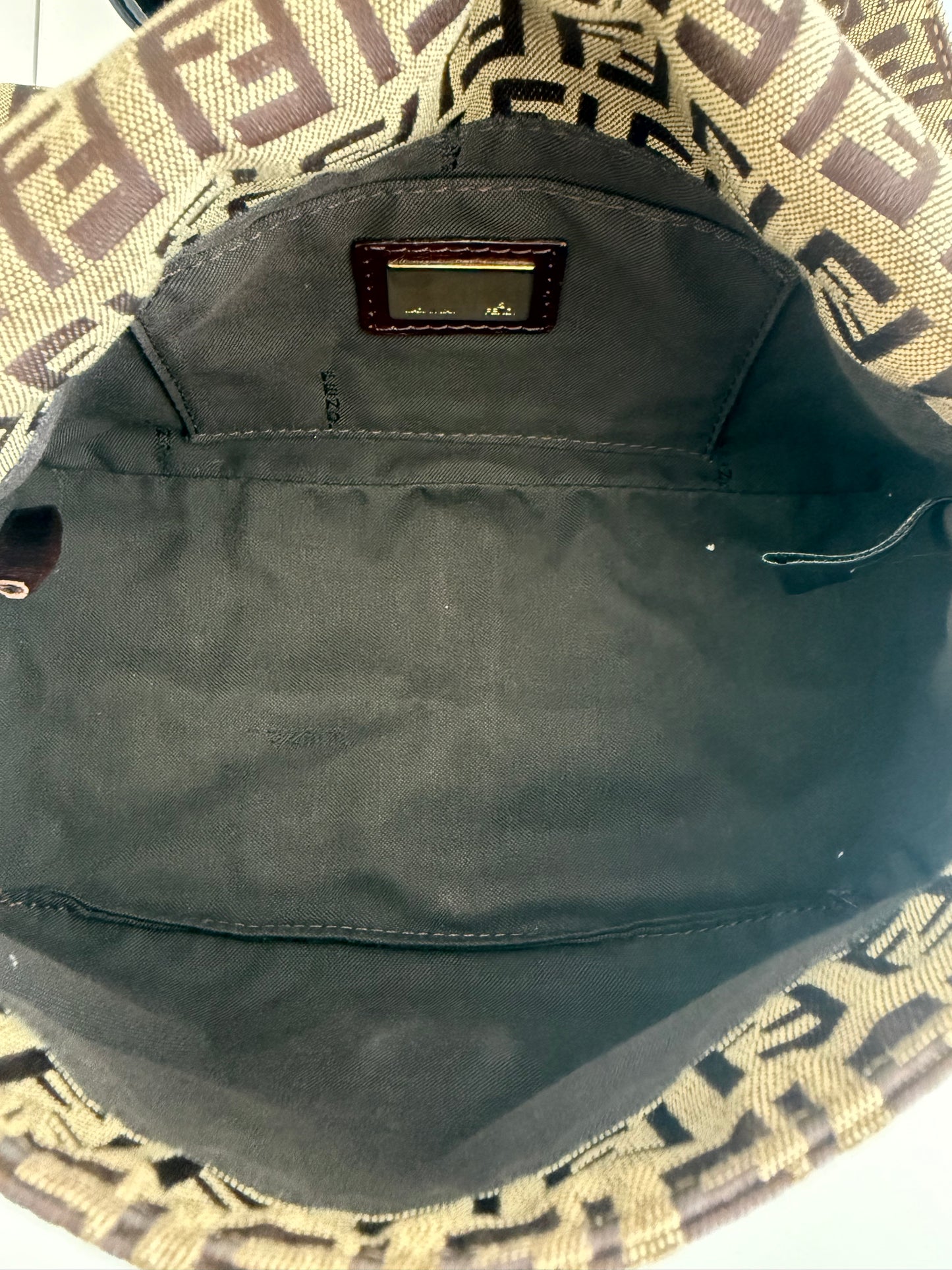 Fendi Zucchino Mini Baguette