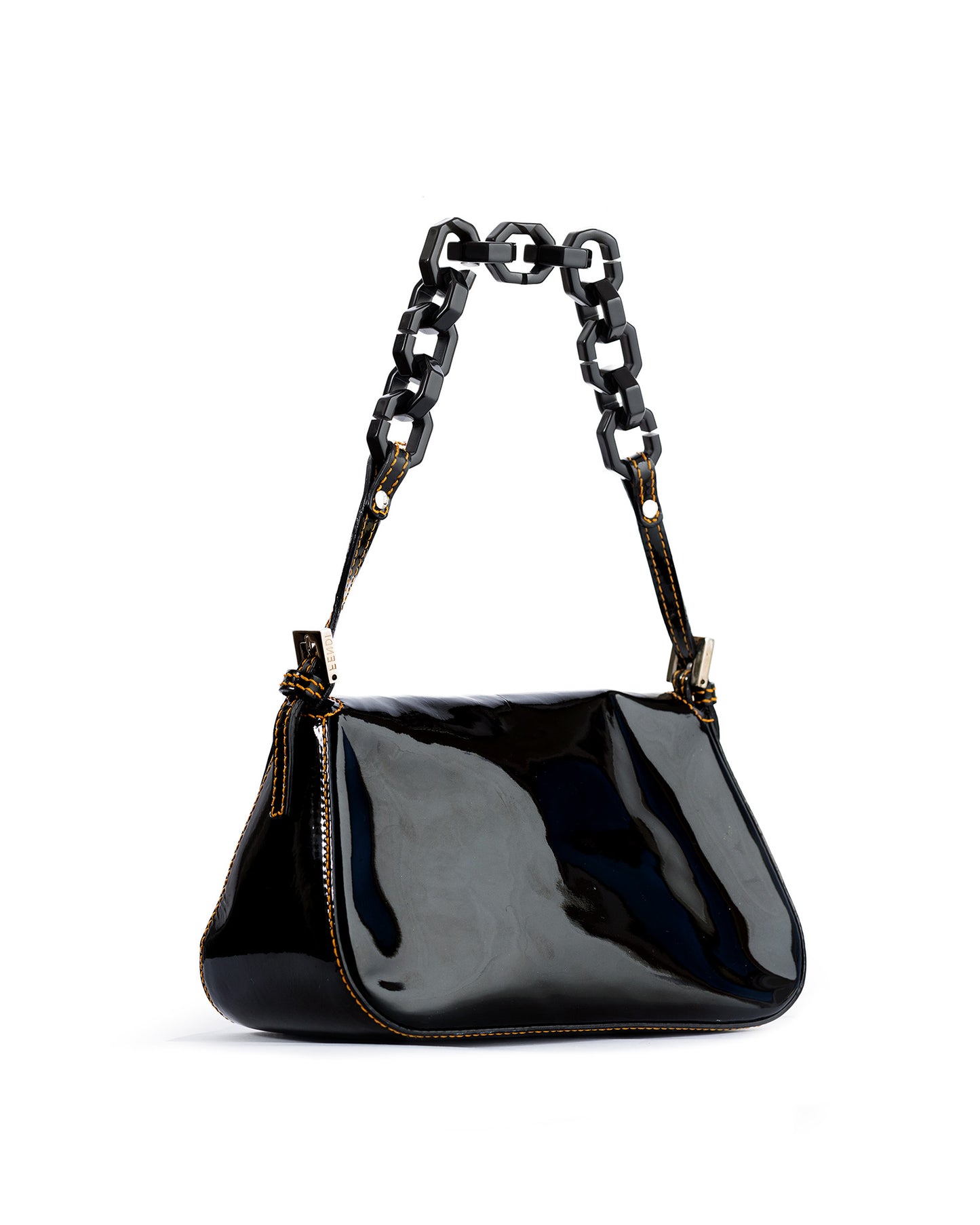 Fendi Patent Leather Baguette