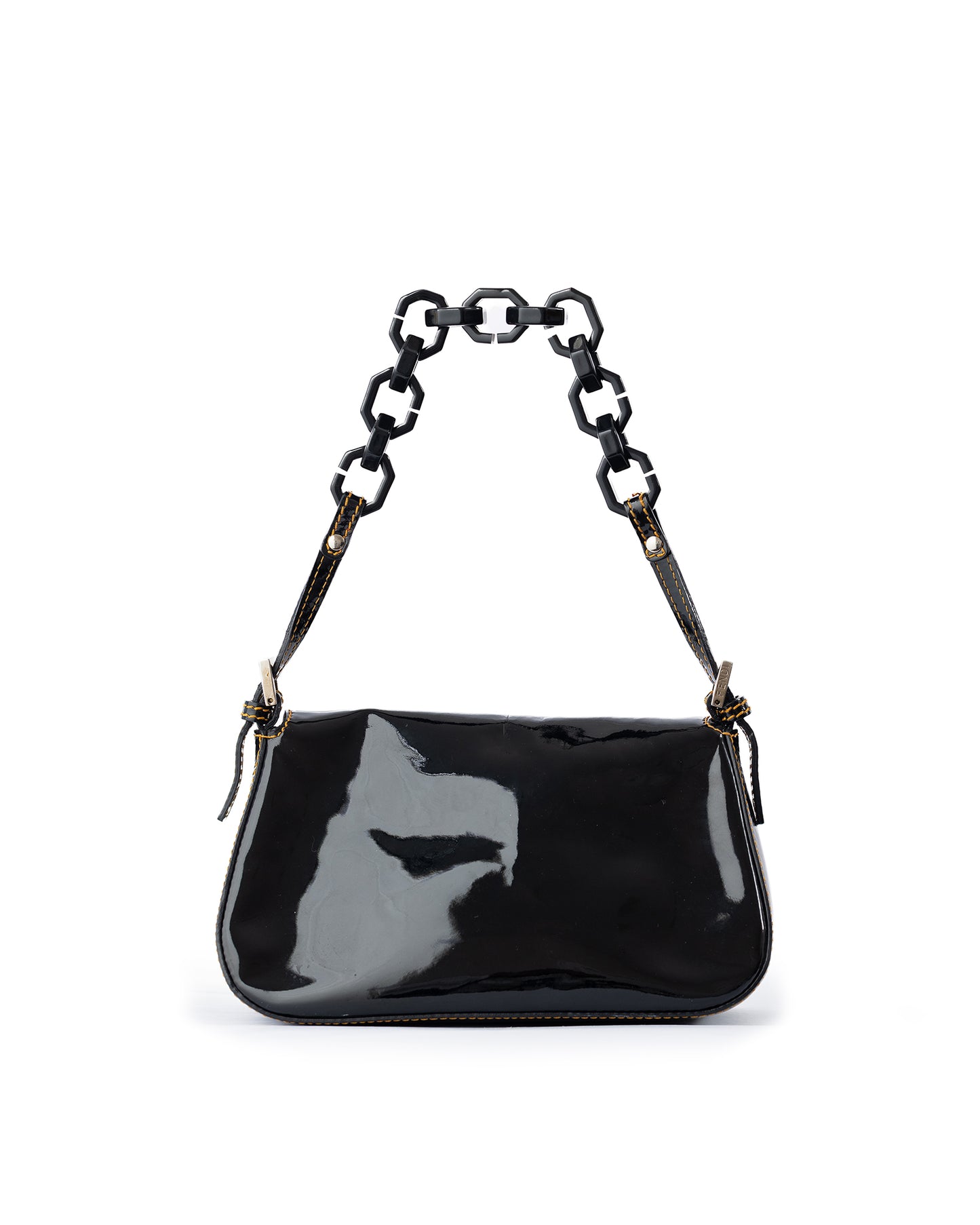 Fendi Patent Leather Baguette