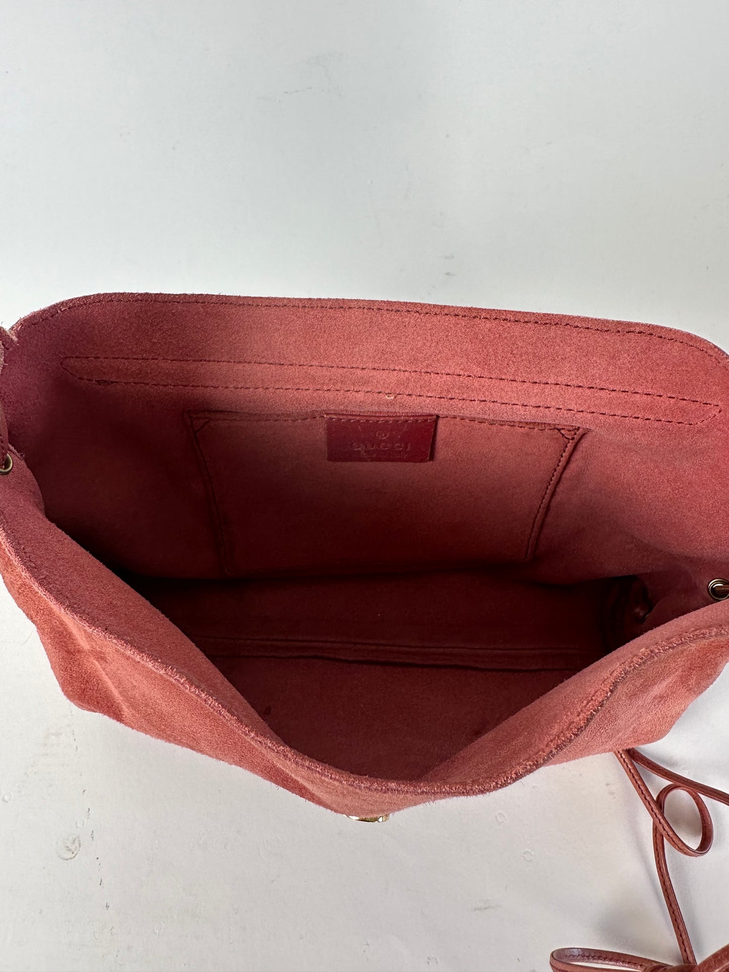 Gucci Suede Heart Bag